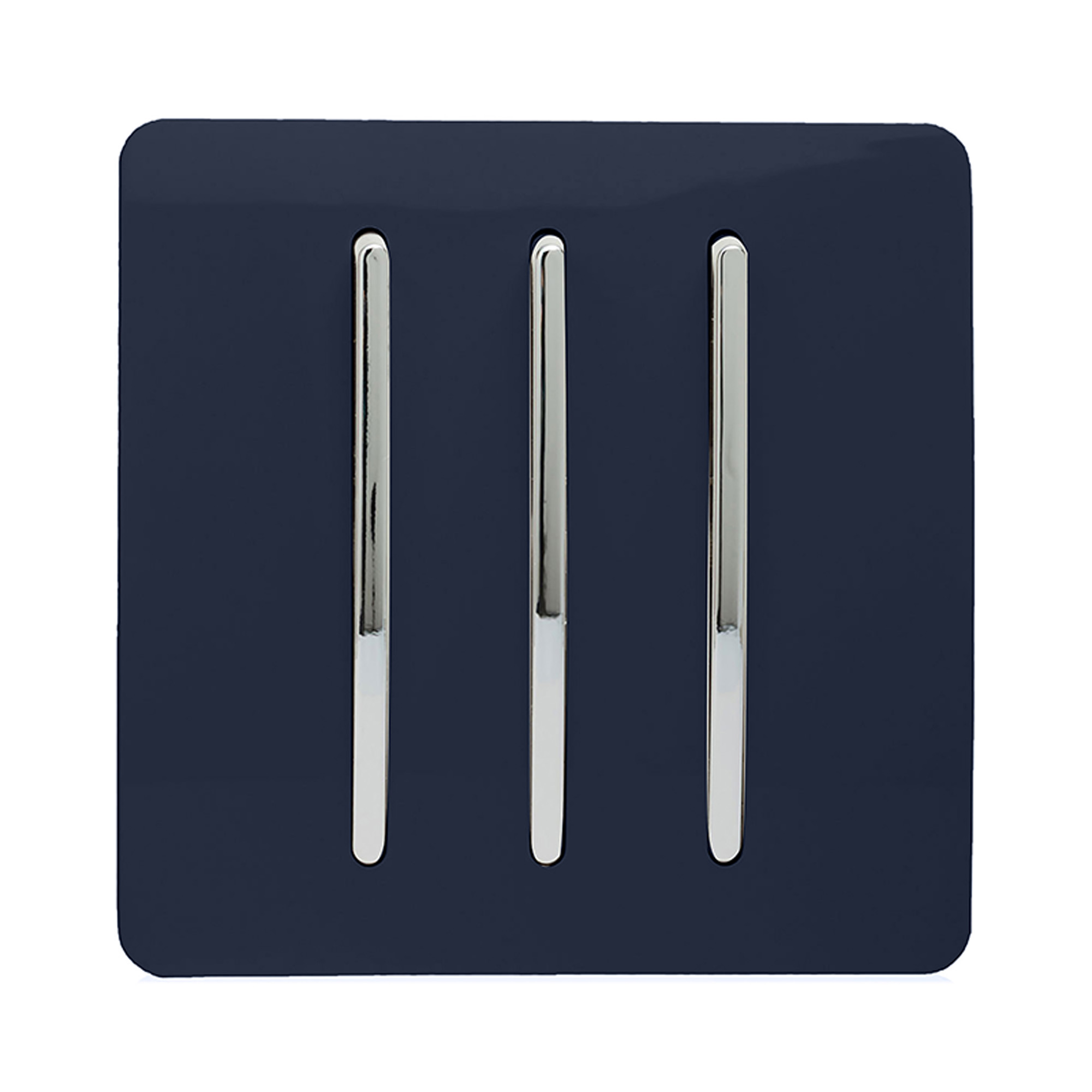ART-SS6NV  3 Gang 2 Way 10 Amp Rocker Navy Blue
